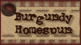 Burgundy Homespun