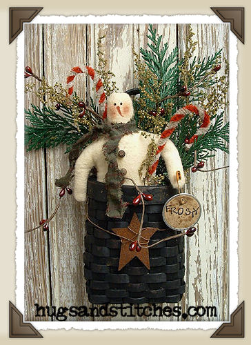 9023 - Frosty in a Basket