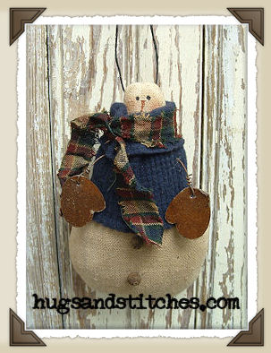 9041 - Keep Warm Snowman Ornie