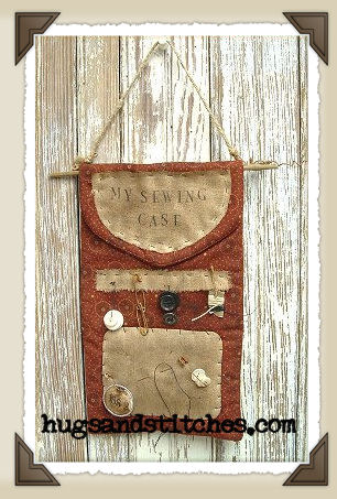 1011 - Grungy 1882 Prim Sewing Case*CL