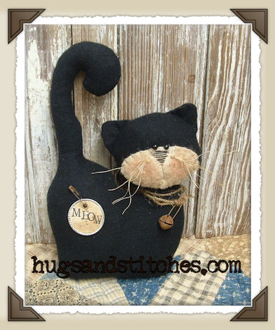 1002 - Black Flannel Kitty