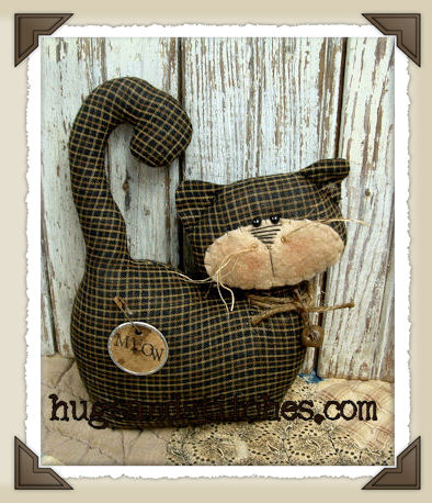 1002 - Black Plaid Kitty