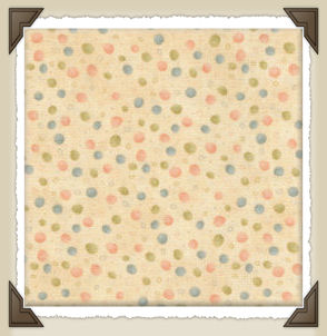 P-13 * Pink/Green/Blue Dot Print