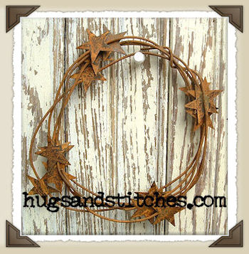 5009 1" Rusty Star Wire 6'