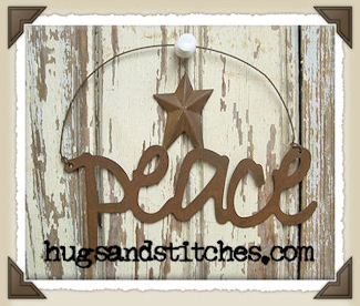 6020 - Rusty Peace Hanger
