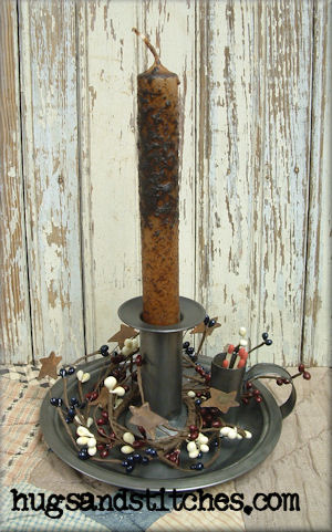 6601 - Tin Candlestick
